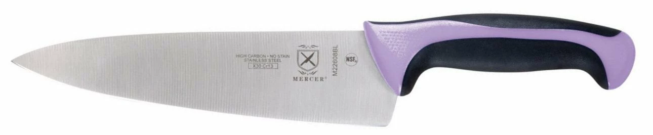Mercer Cutlery Mercer Millennia Chef Knife (8") - Purple 1 Mercer Cutlery Mercer Millennia Chef Knife (8") - Purple
