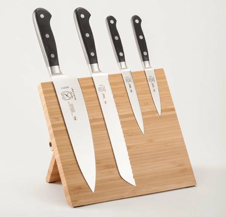 Mercer Cutlery Magnetic Knife Board Set (5pc) - Renaissance 1 Mercer Cutlery Magnetic Knife Board Set (5pc) - Renaissance