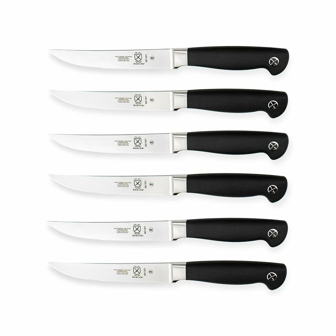 Mercer Cutlery Genesis Steak Knife Set | Serrated 1 Mercer Cutlery Genesis Steak Knife Set | Serrated