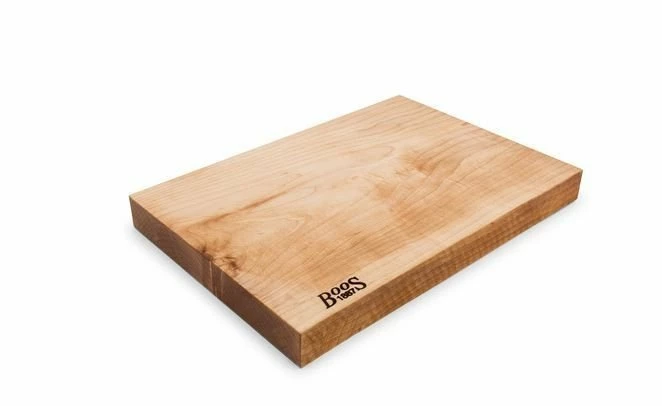 John Boos 17" X 12" Rustic Edge Cutting Board - Maple 1 John Boos 17" X 12" Rustic Edge Cutting Board - Maple