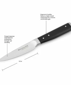 KitchenAid Non-Electrics KitchenAid Gourmet Forged 3.5" Paring Knife With Sheath 6 KitchenAid Non-Electrics KitchenAid Gourmet Forged 3.5" Paring Knife With Sheath -Knife-shop paring dimensions 1