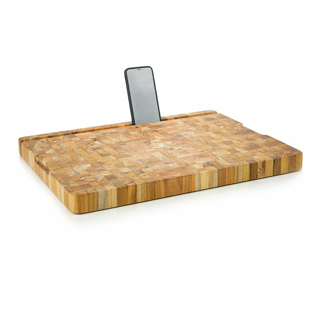 TeakHaus End Grain Smart Board (Large) | 20" X 15" X 1.5" 2 TeakHaus End Grain Smart Board (Large) | 20" X 15" X 1.5" - Image 2