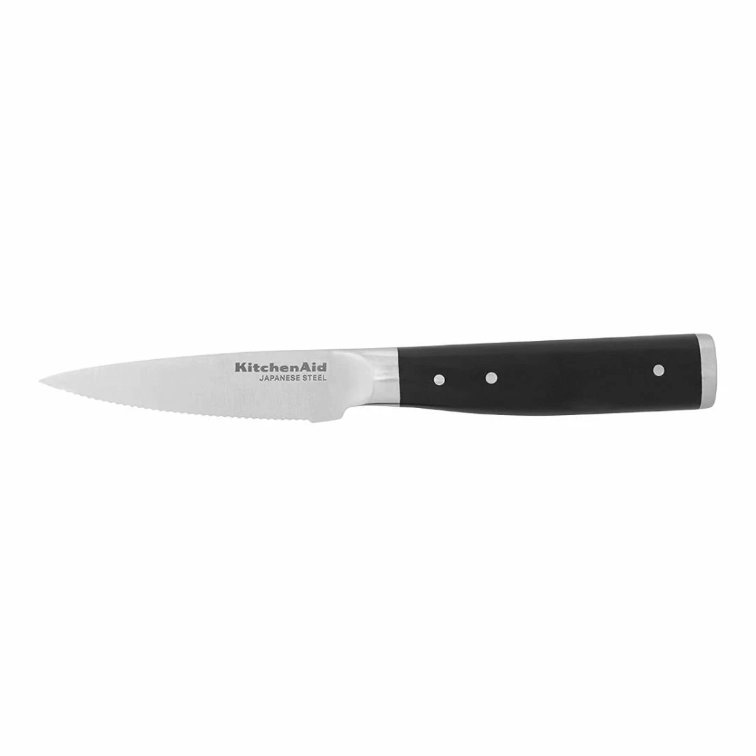 KitchenAid Non-Electrics KitchenAid Gourmet Forged 3.5" Paring Knife With Sheath | Serrated 1 KitchenAid Non-Electrics KitchenAid Gourmet Forged 3.5" Paring Knife With Sheath | Serrated
