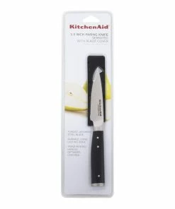 KitchenAid Non-Electrics KitchenAid Gourmet Forged 3.5" Paring Knife With Sheath | Serrated 7 KitchenAid Non-Electrics KitchenAid Gourmet Forged 3.5" Paring Knife With Sheath | Serrated -Knife-shop serrated package