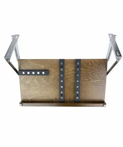 Drop Block Under Cabinet Knife Storage Rack - Small, Walnut