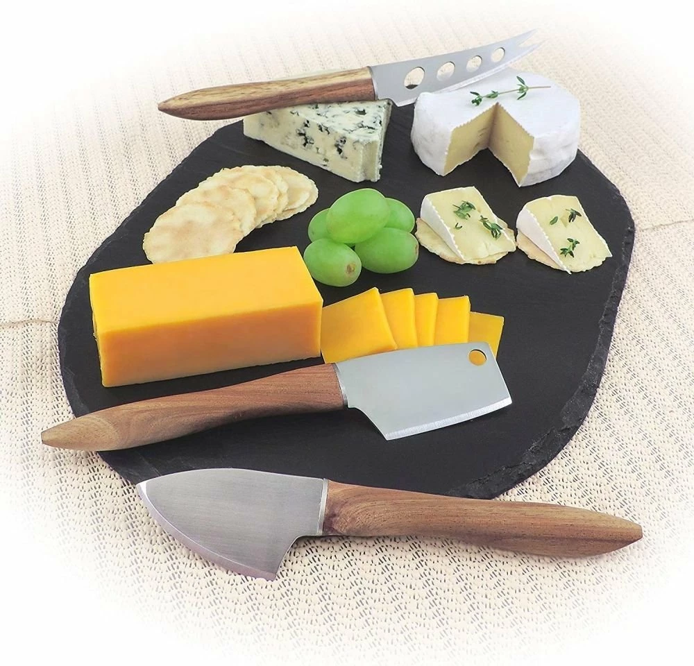 Swissmar 3-Piece Acacia Handle Knife Set - Image 2
