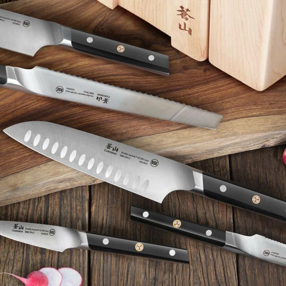 Cangshan Cutlery TC Series Denali 14-Piece Magnetic Knife Block Set 7 Cangshan Cutlery TC Series Denali 14-Piece Magnetic Knife Block Set - Image 7