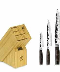 Shun Cutlery Shun Premier 5-Piece Starter Block Set