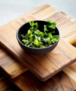 TeakHaus Edge Grain Cutting/Serving Board (Rectangle) | 13.75" X 9.5" X 0.55" -Knife-shop texture 5