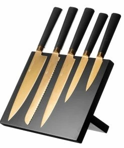 Viners 6-Piece Knife Block Giftbox | Titan Gold