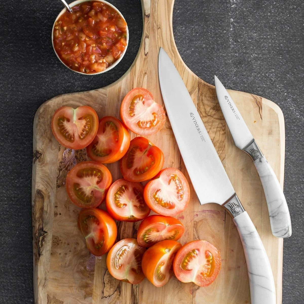 Viners Eternal Marble 8" Chef Knife 3 Viners Eternal Marble 8" Chef Knife - Image 3