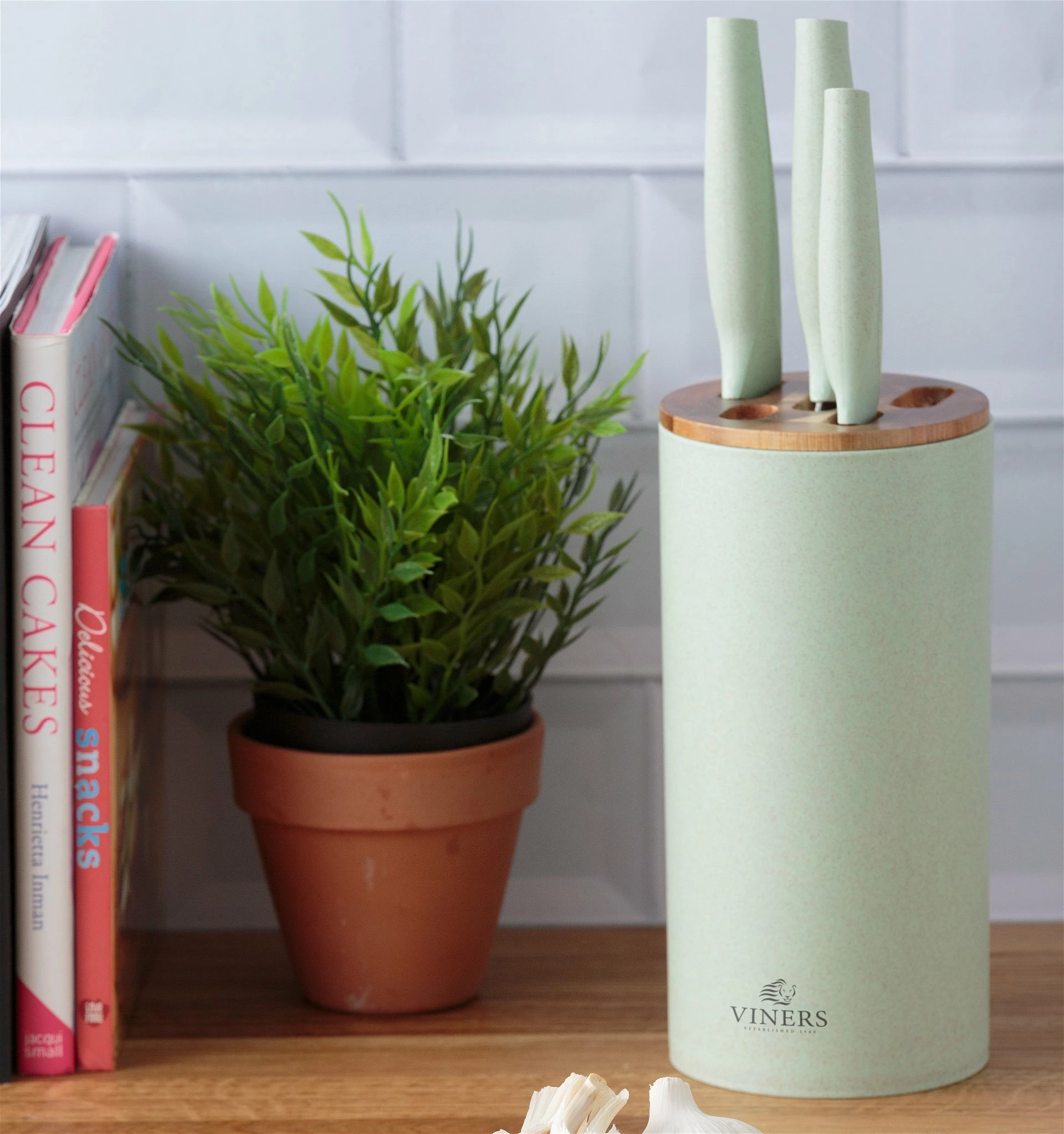 Viners Organic Green Knife Block Set | 6-Piece 3 Viners Organic Green Knife Block Set | 6-Piece - Image 3